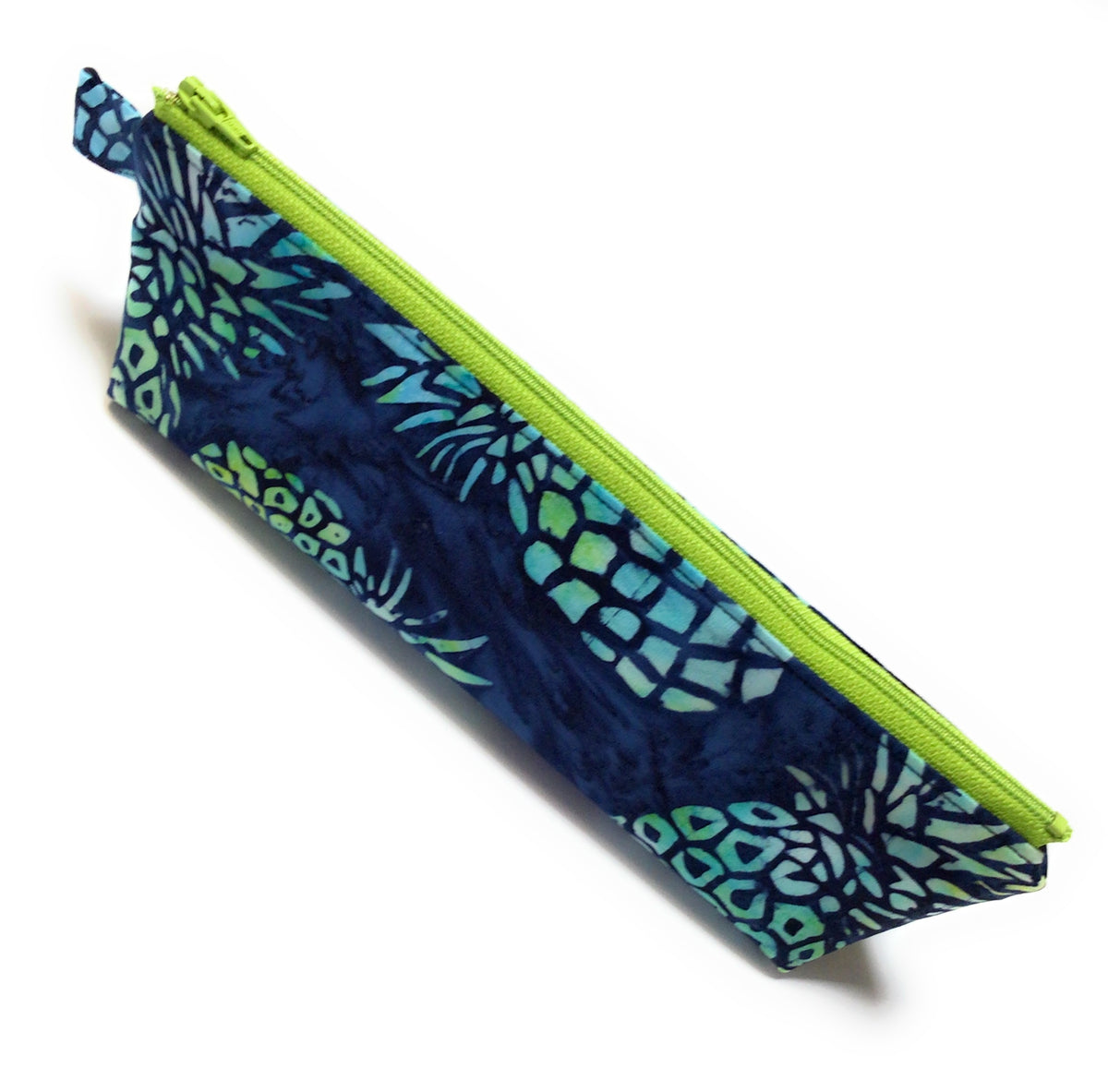 Blue Pineapples Triangle Pouch